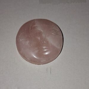 Rose Quartz Face Carving